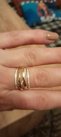 Złoty pierścionek 585 rozmiar18