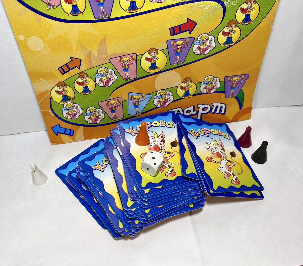 КОРОВА настольная игра. Развивающая. Для детей и взрослых. Детская