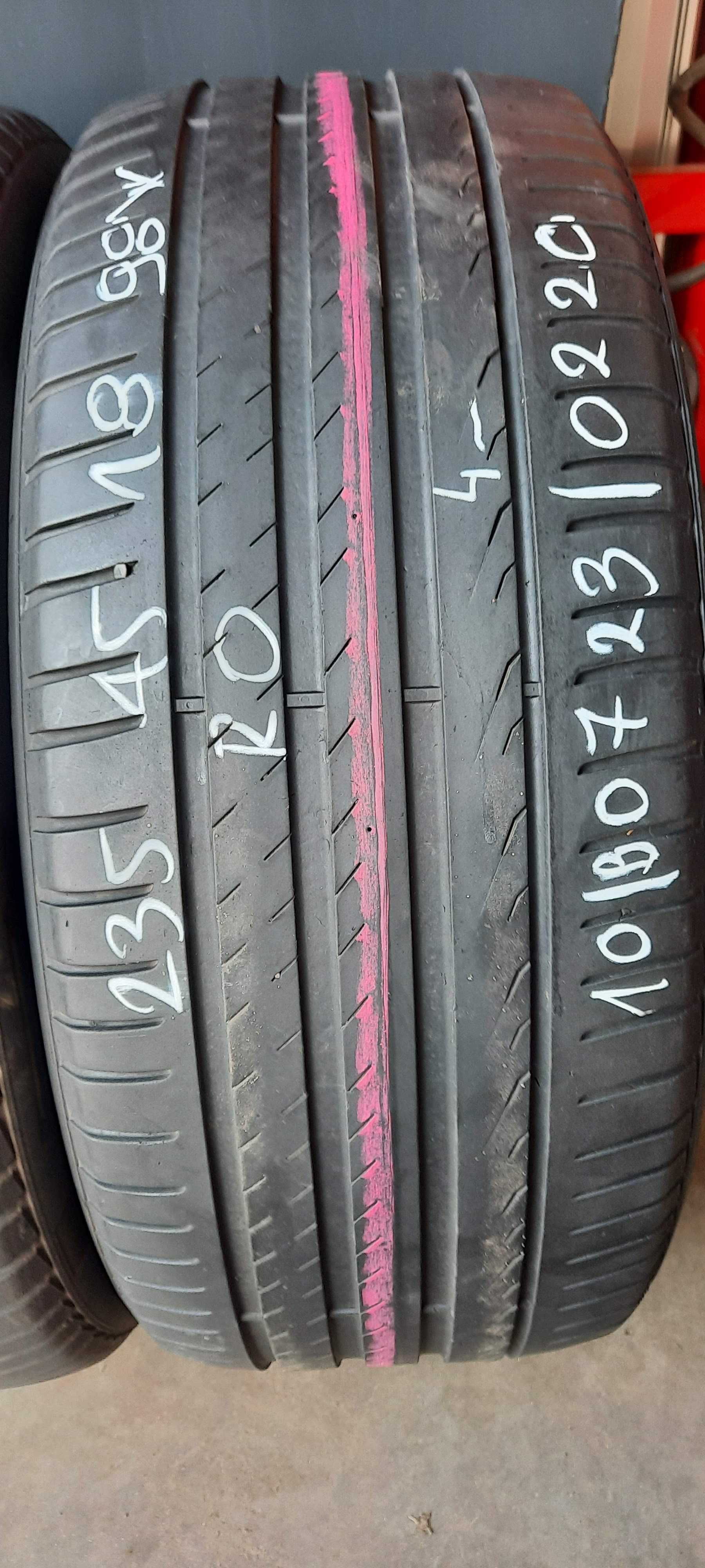 2szt opony letnie używane 235/45R18 Pirelli P7 Cinturato P7C2