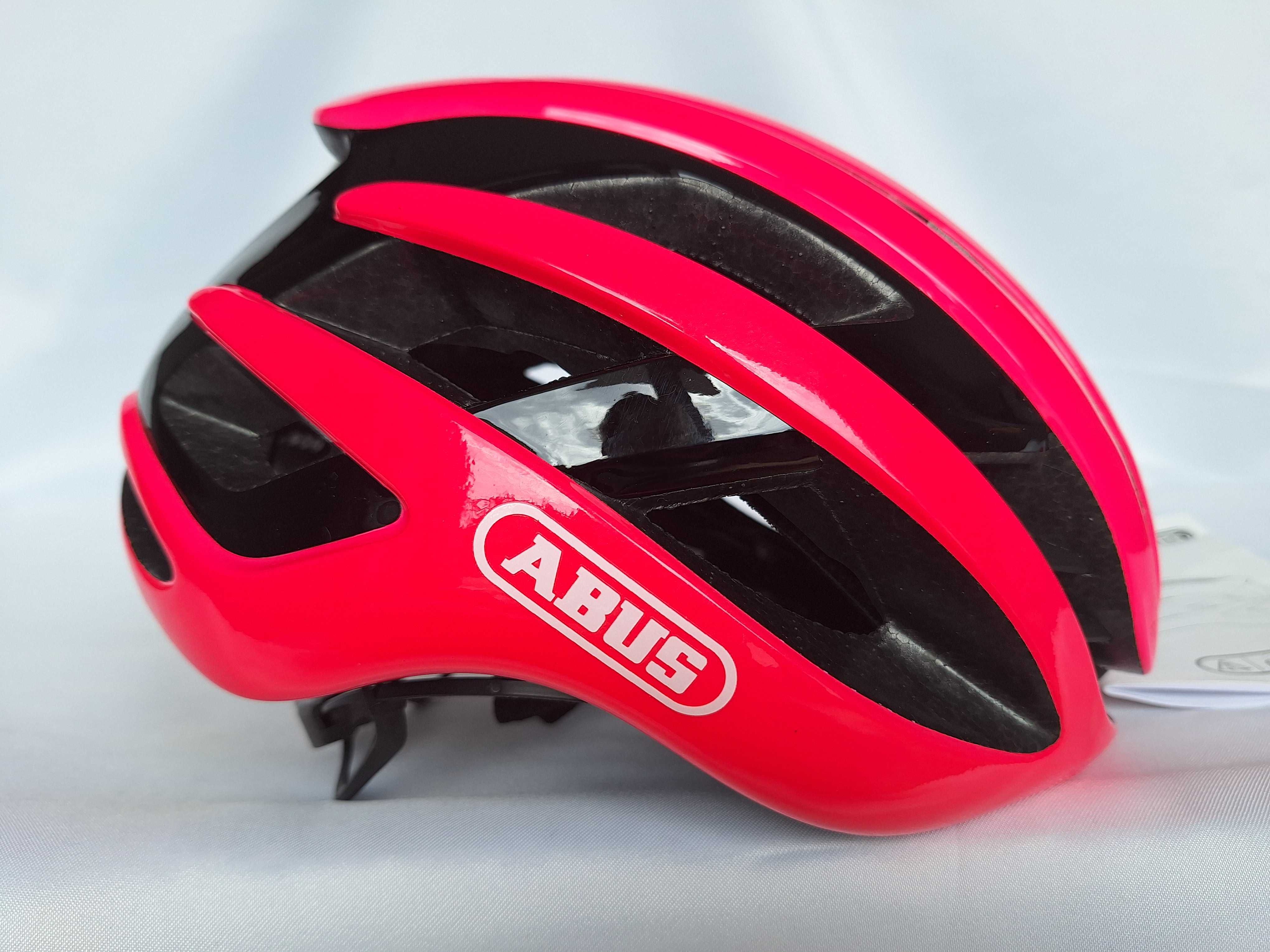 Kask rowerowy szosowy Abus AirBreaker Fuchsia Pink S 51-55cm