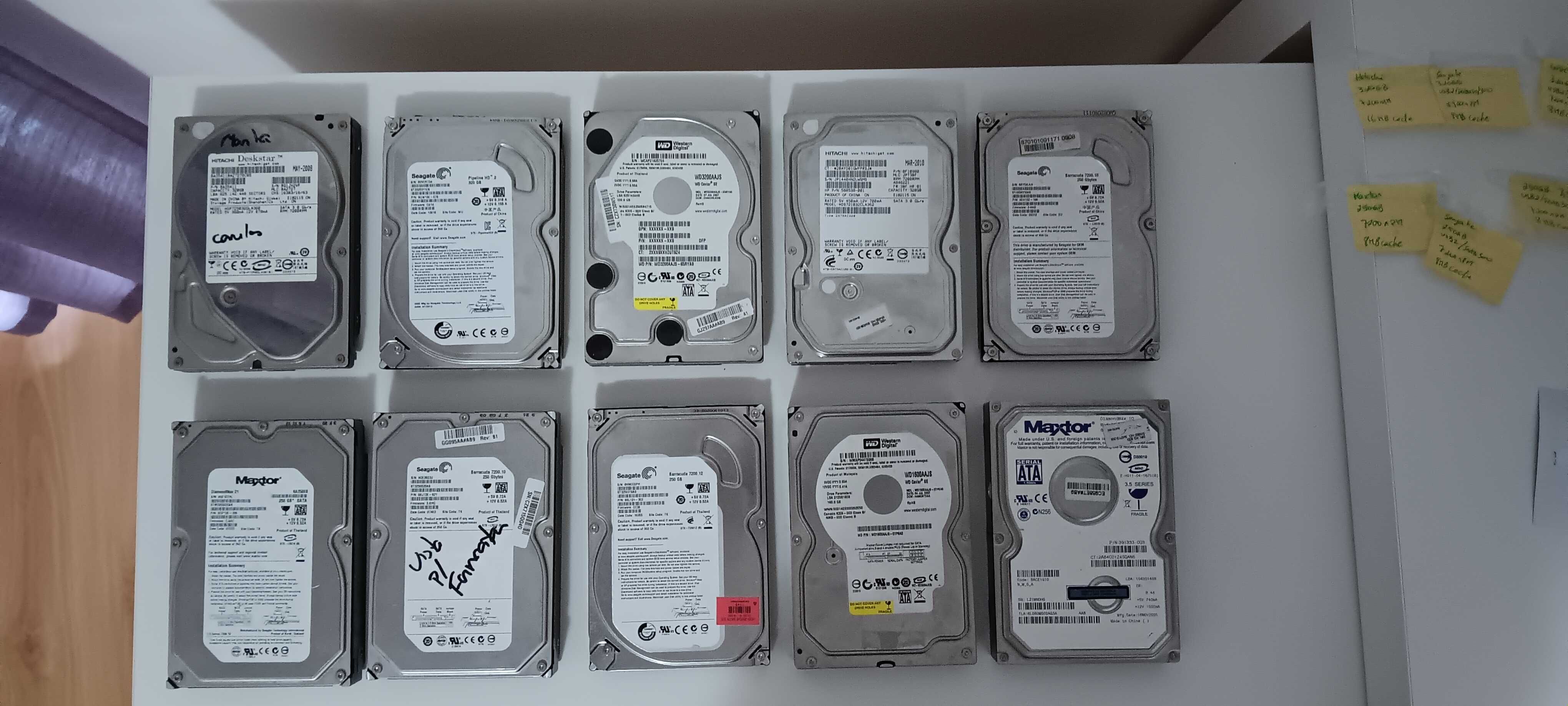 HDD/Discos 3,5'' (Testados e sem Bad Sectos)
