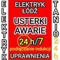 Elektryk TANIO awarie 24/7 cała Łódź usługi elektryczne uprawnienia