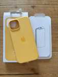 Case etui silikonowe MagSafe iphone 15 Sunshine żółty