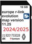 Renault Cartão Gps Sd R-Link V11.25 de 2024/25