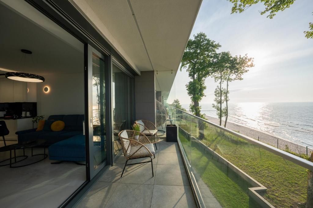 Apartament Rewal Pierwsza Linia Brzegowa Widok na Morze