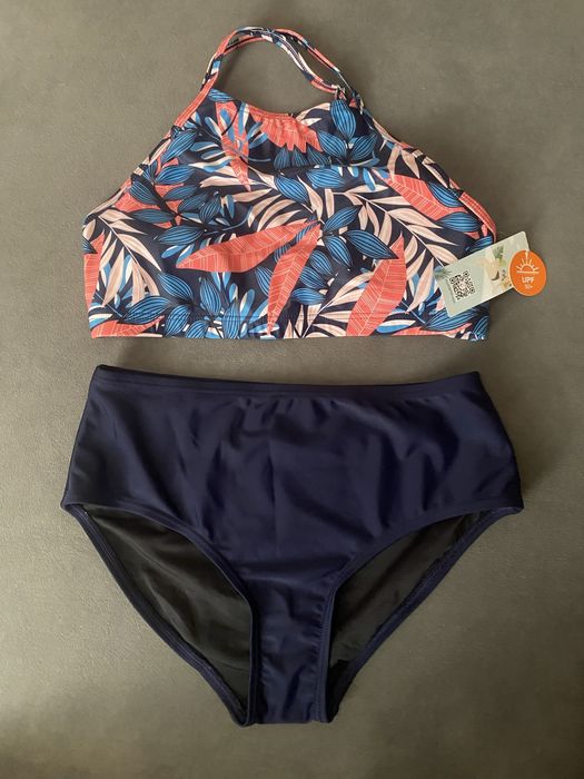 Жіночий купальник роздільний. Туніка. Суцільний купальник