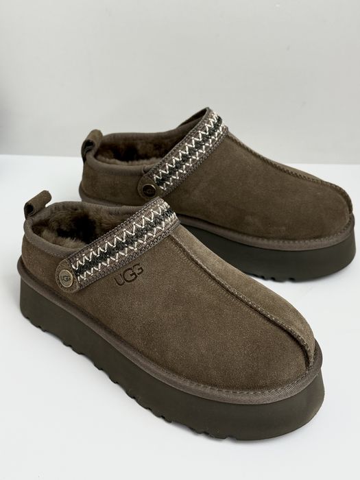 Угі зимові жіночі взуття UGG Tazz Platform Hickory угі таз горіх