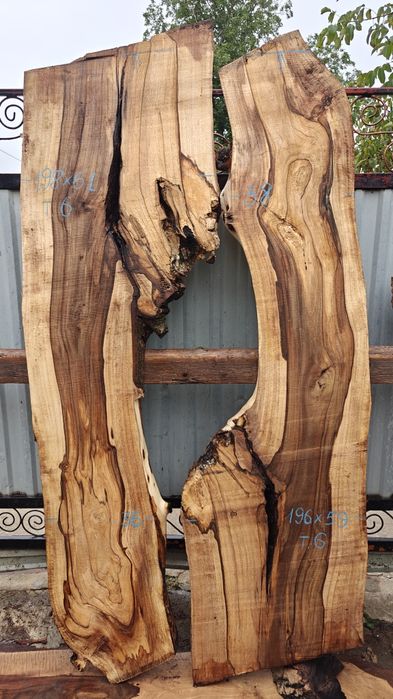 Грецький горіх, груша, ясен, дошка, слеб, зріз, слэб, доска