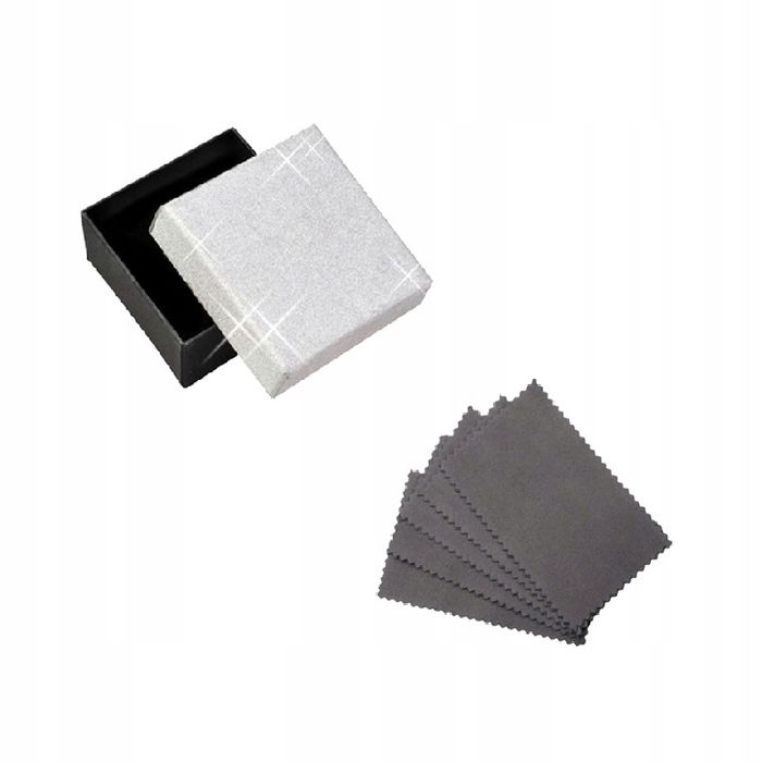 Złoty Naszyjnik Stal Chirurgiczna Łańcuszek Żmijka + Zawieszka Z Cyrko