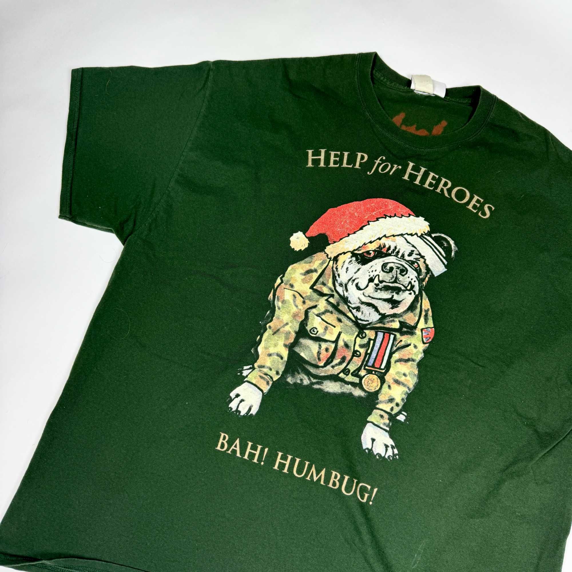 Help for Heroes military oversize T-shirt koszulka z dużym nadrukiem