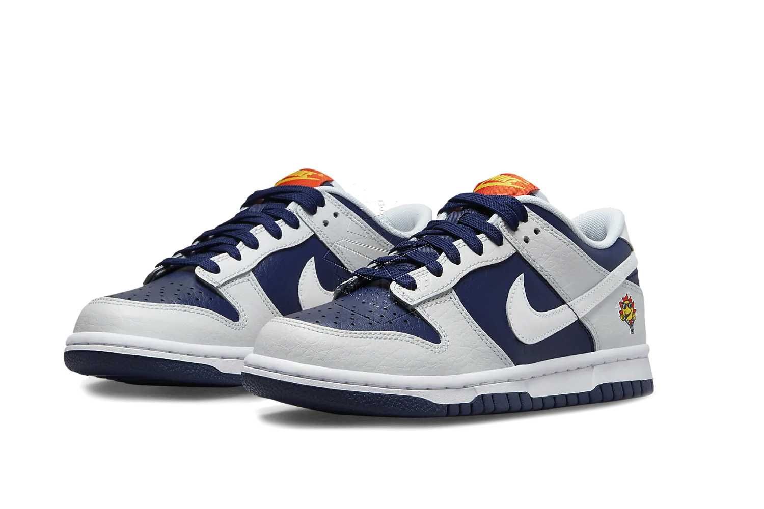 Nike DUNK Low UV Reactive Photon Dust & Midnight Navy / FN6968–025