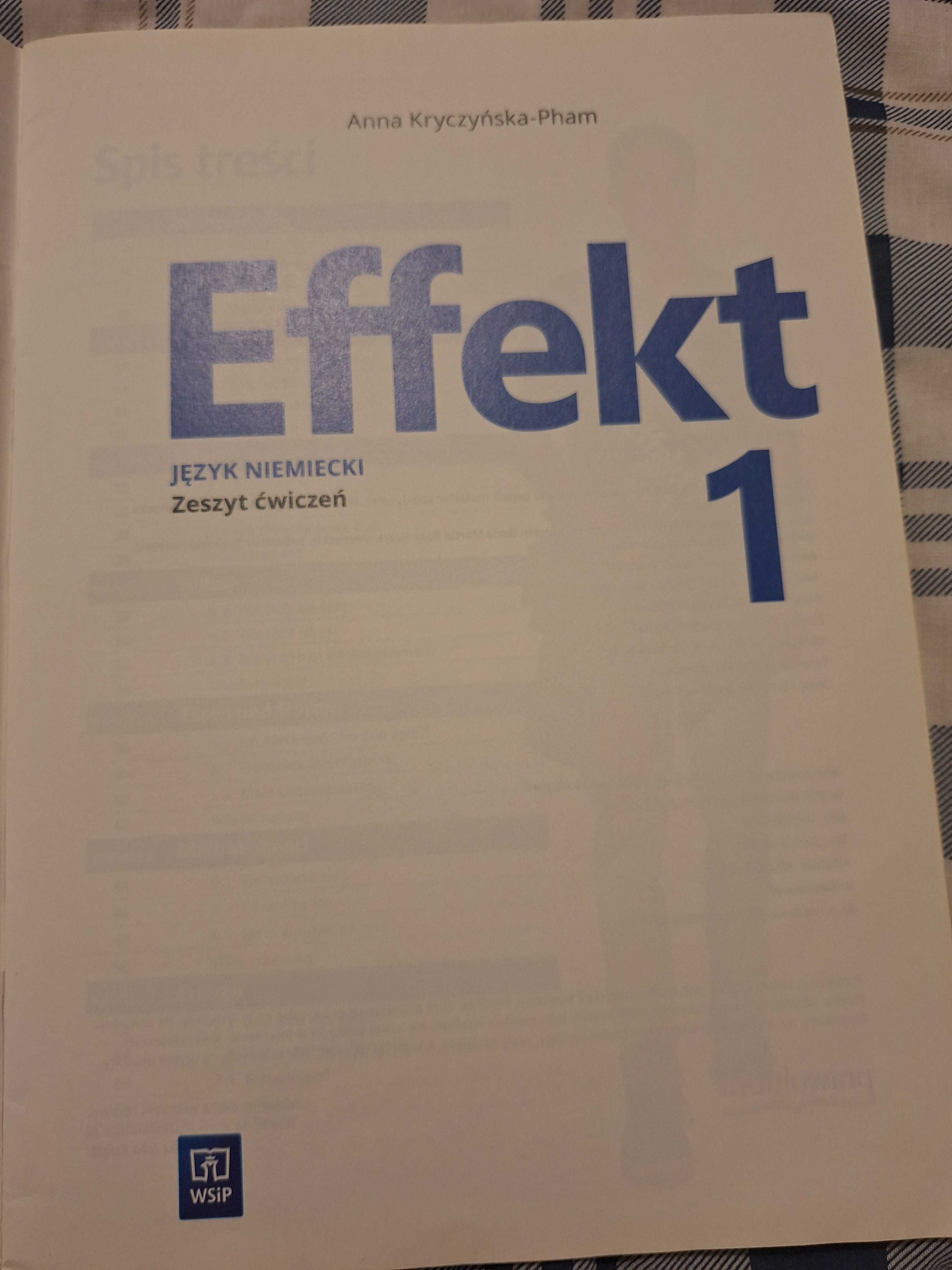 Effekt 1 zeszyt cwiczen do liceum i technikum jezyk niemiecki