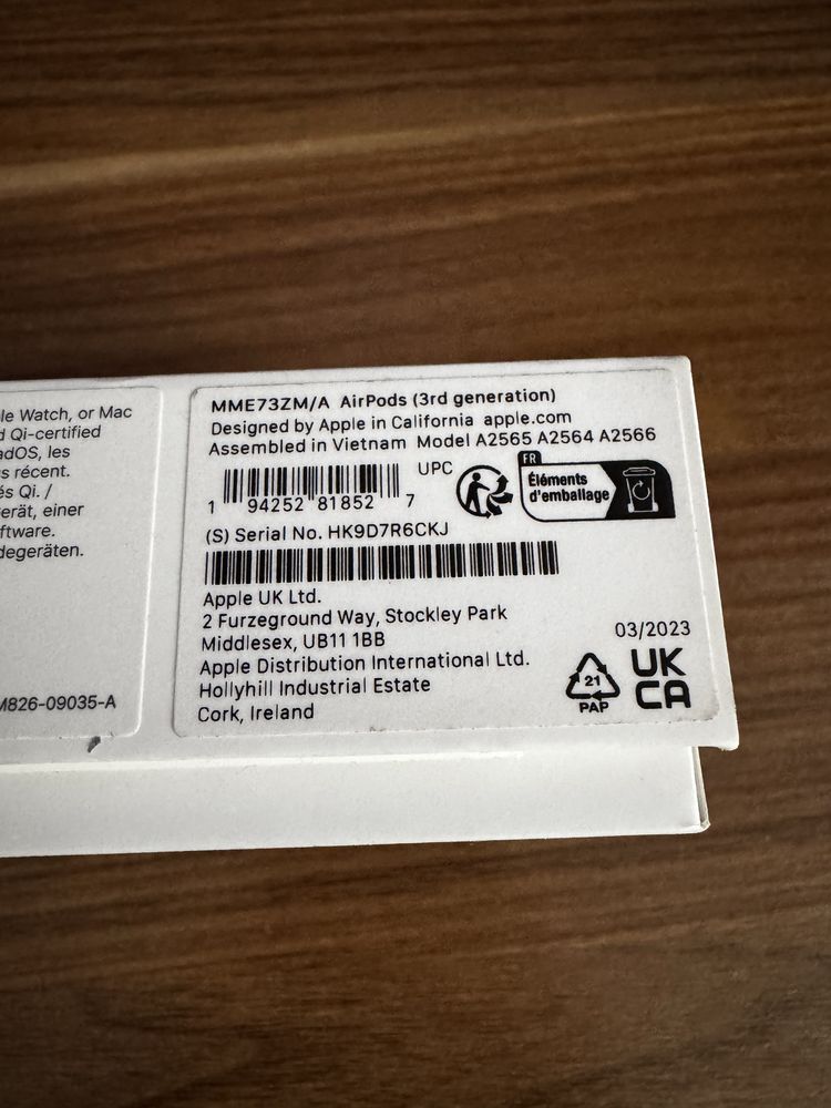 Airpods 3 gen (MagSafe)