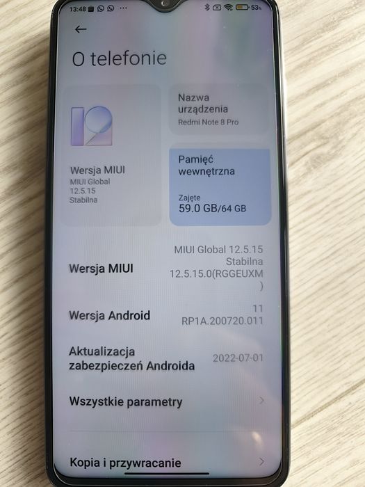 Xiaomi Redmi Note 8 Pro Pearl White 6/64