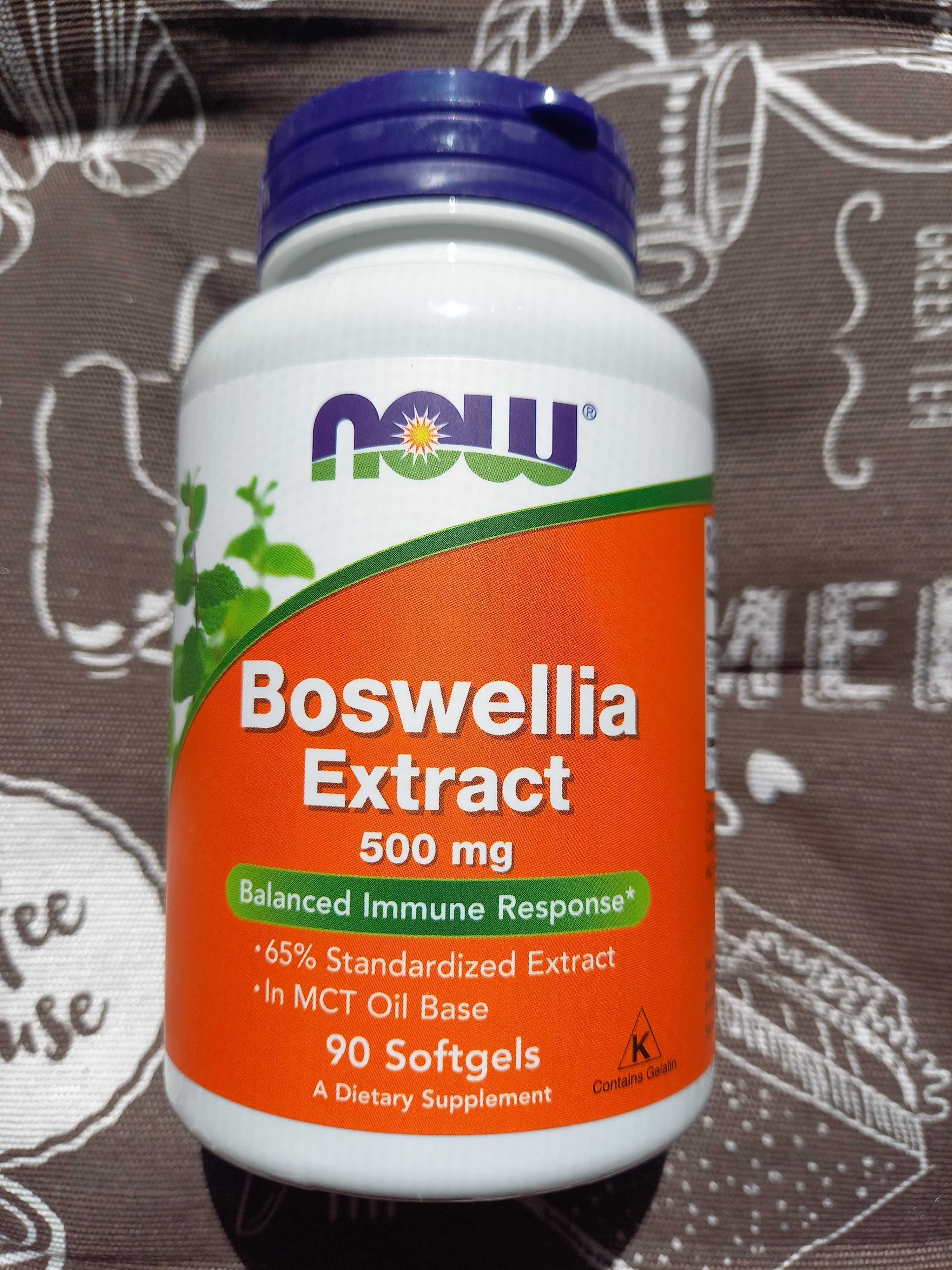 Now Foods Boswellia босвеллия + куркумин для суставов California