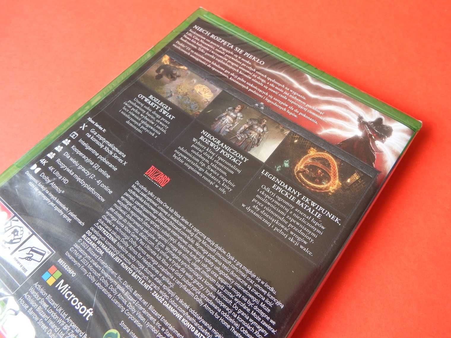 GRA XBOX ONE / XBOX SERIES X Diablo IV PL nowa zafoliowana