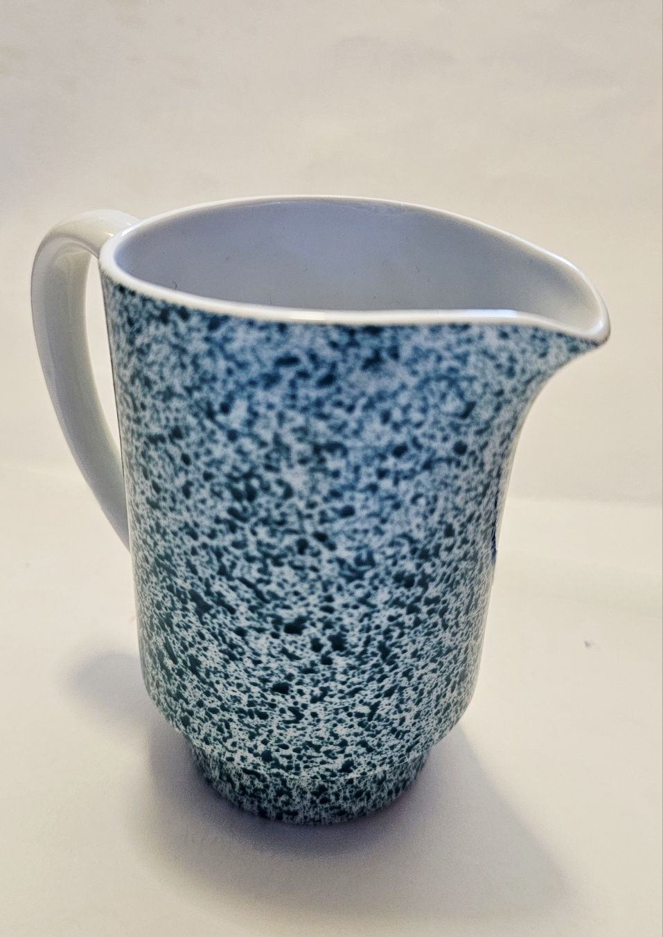 Porcelanowy mlecznik Ćmielów unikatowy design z epoki PRL W. Potacki
