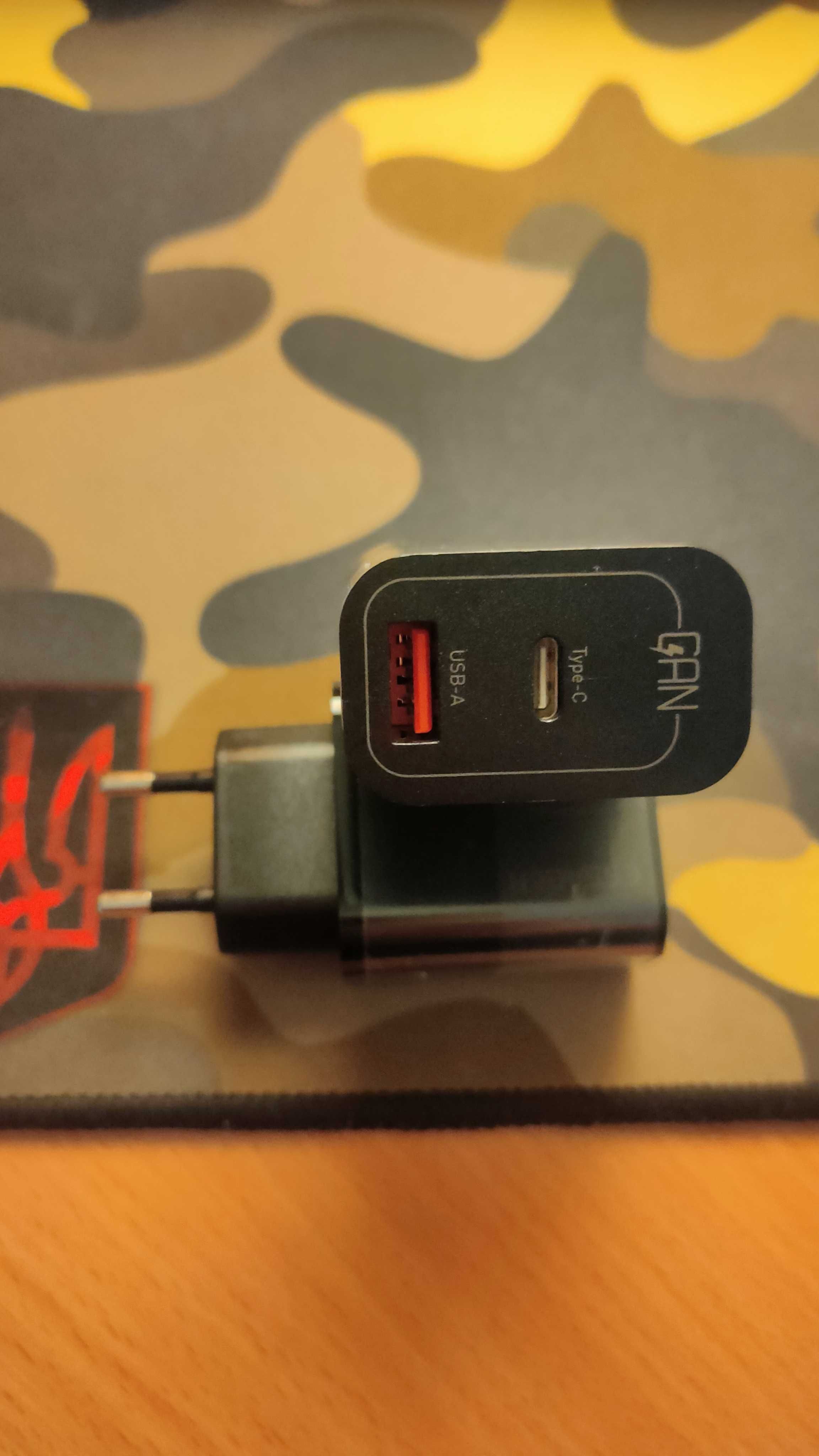 Зарядний пристрій Essager 33W GaN. Швидка зарядка USB Type-C