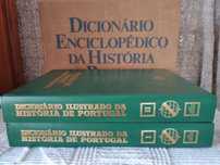 Dicionário Ilustrado História Portugal José H. Saraiva -2 livros novos