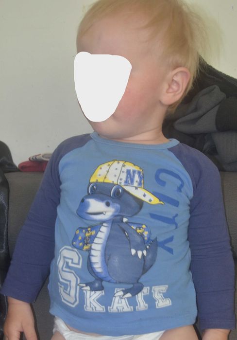 Zestaw 9szt Bluzek i Spodni dresowych rozm.80