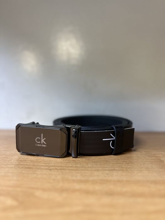 Чоловічий Ремінь Calvin Klein (CK) Чорний, Автоматична Пряжка