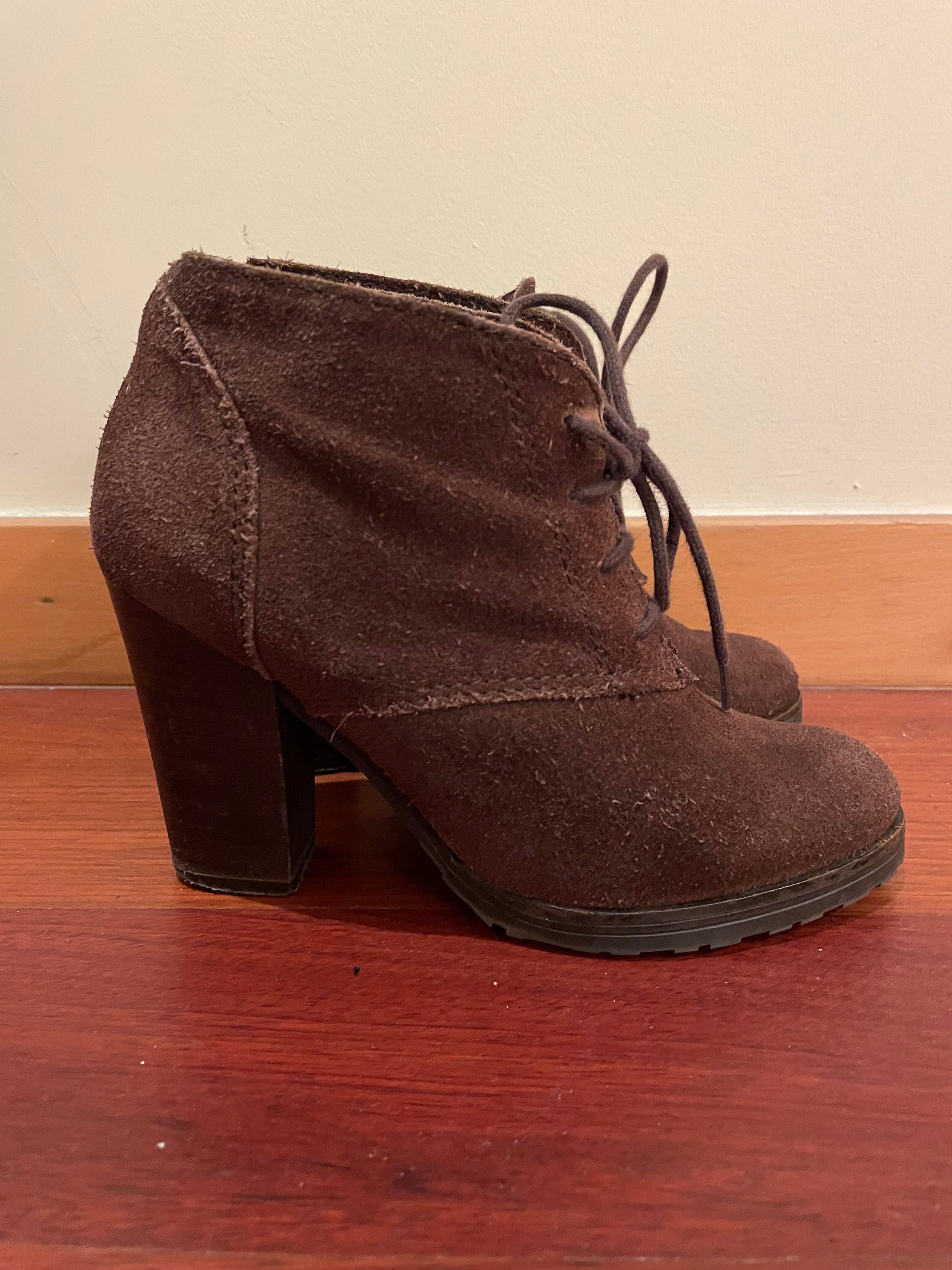 Botins de camurça Mango