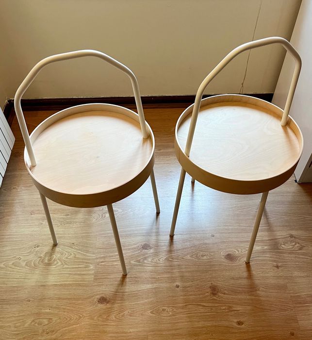 Mesas de apoio/cabeceira (IKEA Burvik) como novo