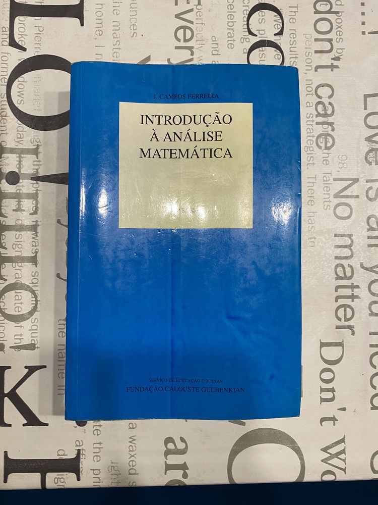 Livro Introduçao à analise matematica