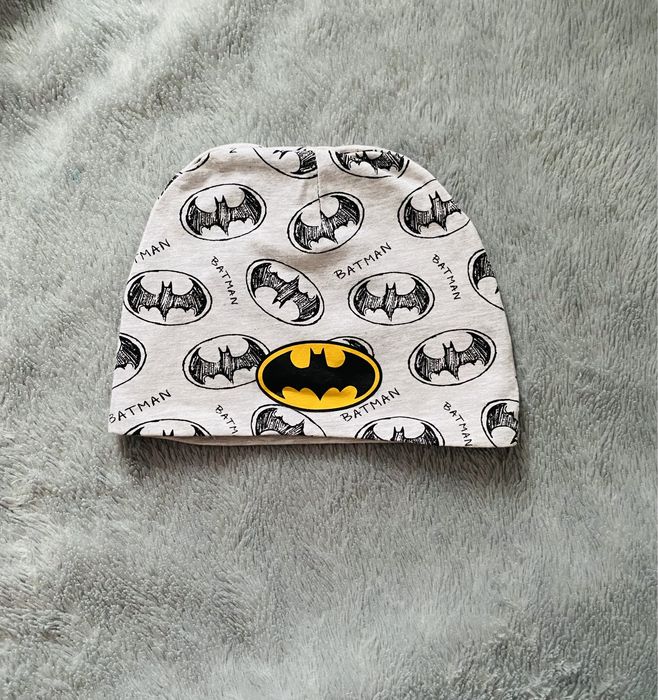 Czapka szara batman