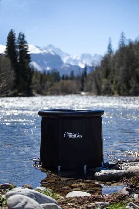 Health Hunters Balia beczka z lodem przenośna Wanna Lodowa do morsowan
