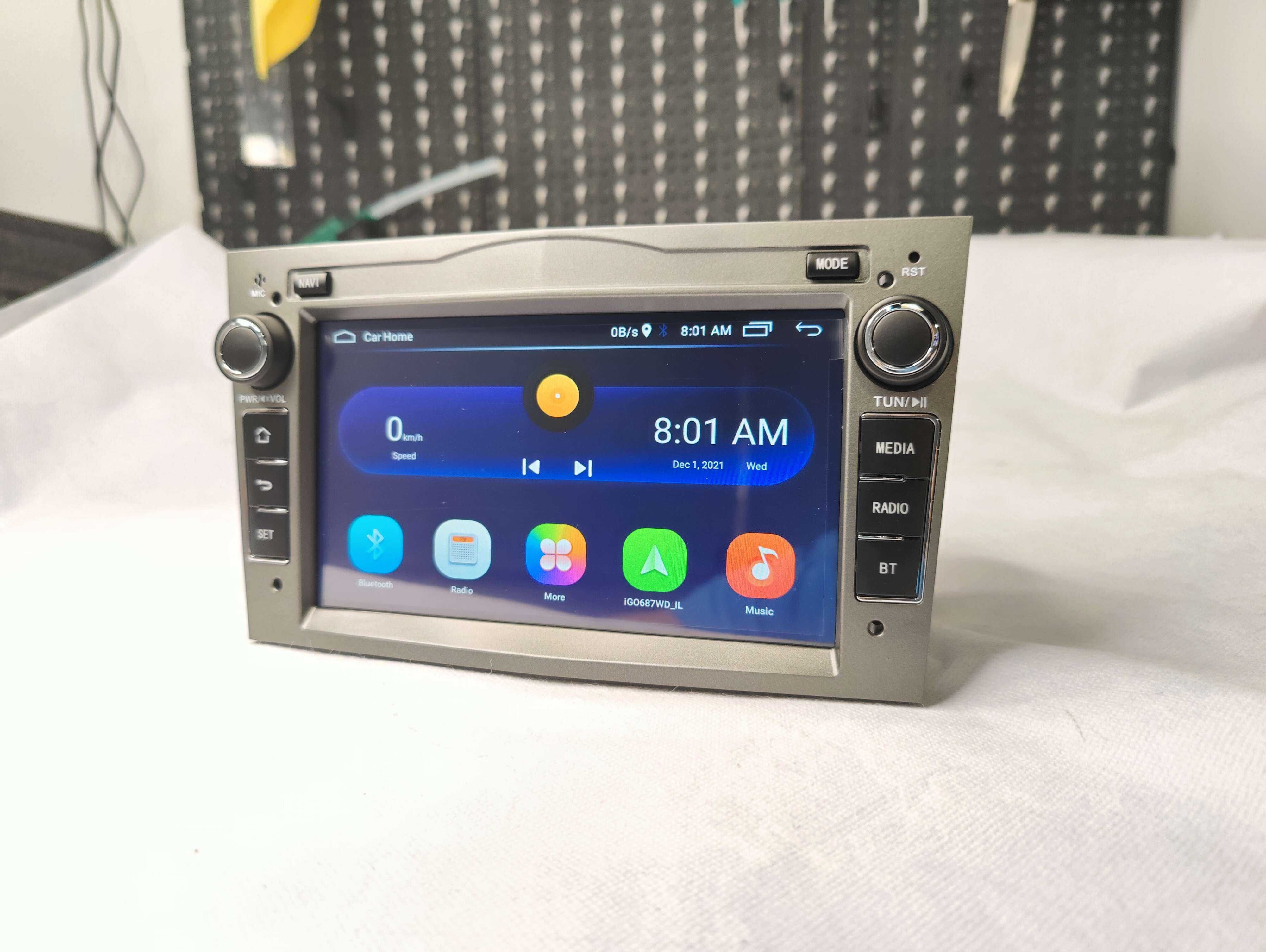 Rádio Android 2DIN para OPEL – 2GB de RAM com Wifi e GPS - Cinza