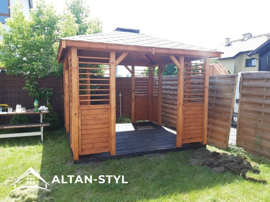 Altany,altanki, wiaty, altana ogrodowa KASIA 3x3m PRODUCENT