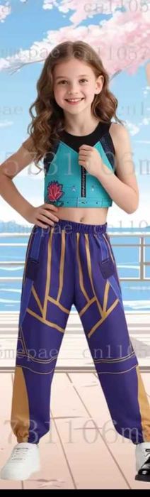 Nowy Kostium, strój gwiazdy K-POP Demon Hunters ZOEY, rozmiar 140cm