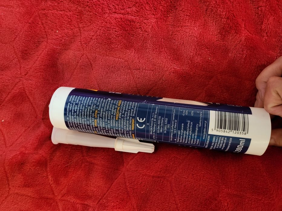 Silikon sanitarny biały 280ml Niteo