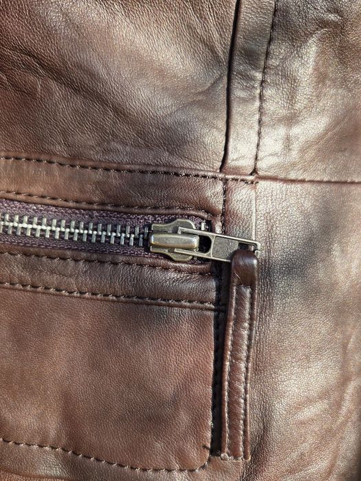 Шкіряний жакет Anna van toor 38р