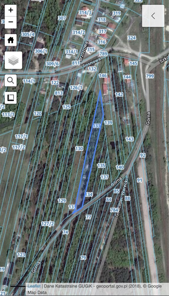 Działka 2951m2 - Augustów gm. Grabów