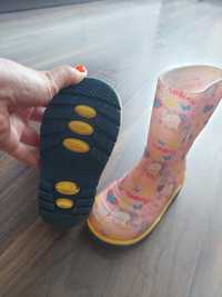 Резинові чобітки для дівчинки, 25 розмір 15.7 см