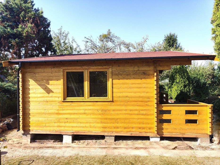 Drewniane Historie-Drewniany domek Relax 33m2 / Dostępny od ręki !