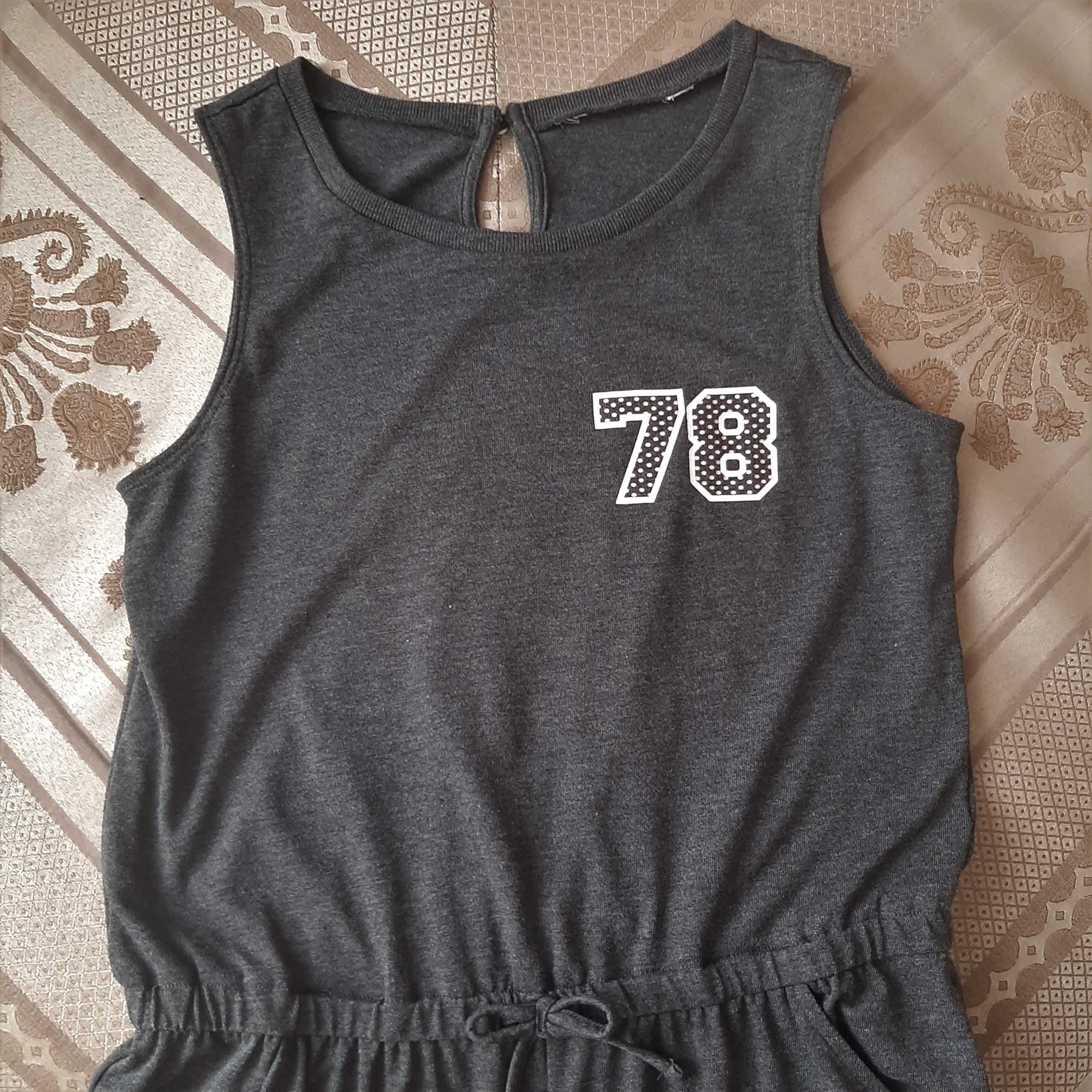 Летний стильный комбинезон, ромпер H&M р. 134-140, 8-10 лет