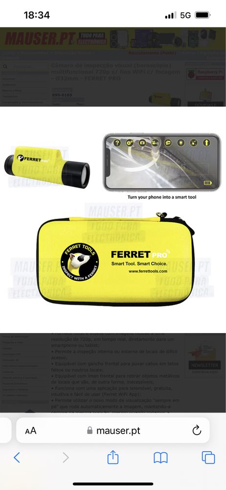 Camera Ferret Pro Tools