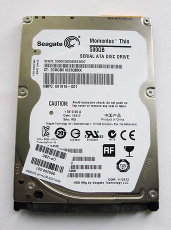 Seagate Thin 500GB SATA2 ( для ноутбука)