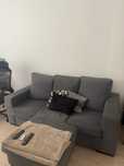 Sofa chaise long cinza