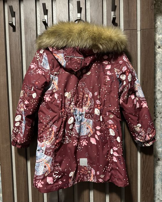 Куртка reima muhvi 128+6 парка зимова термо