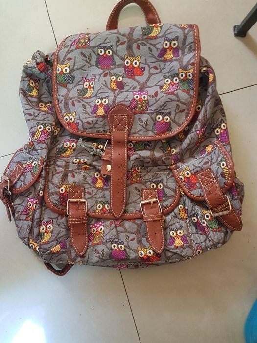 Наплічник тканинний, принт ,,Сова,,