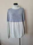 Sweter meski kremowy z golfem wełna owcza XL 42