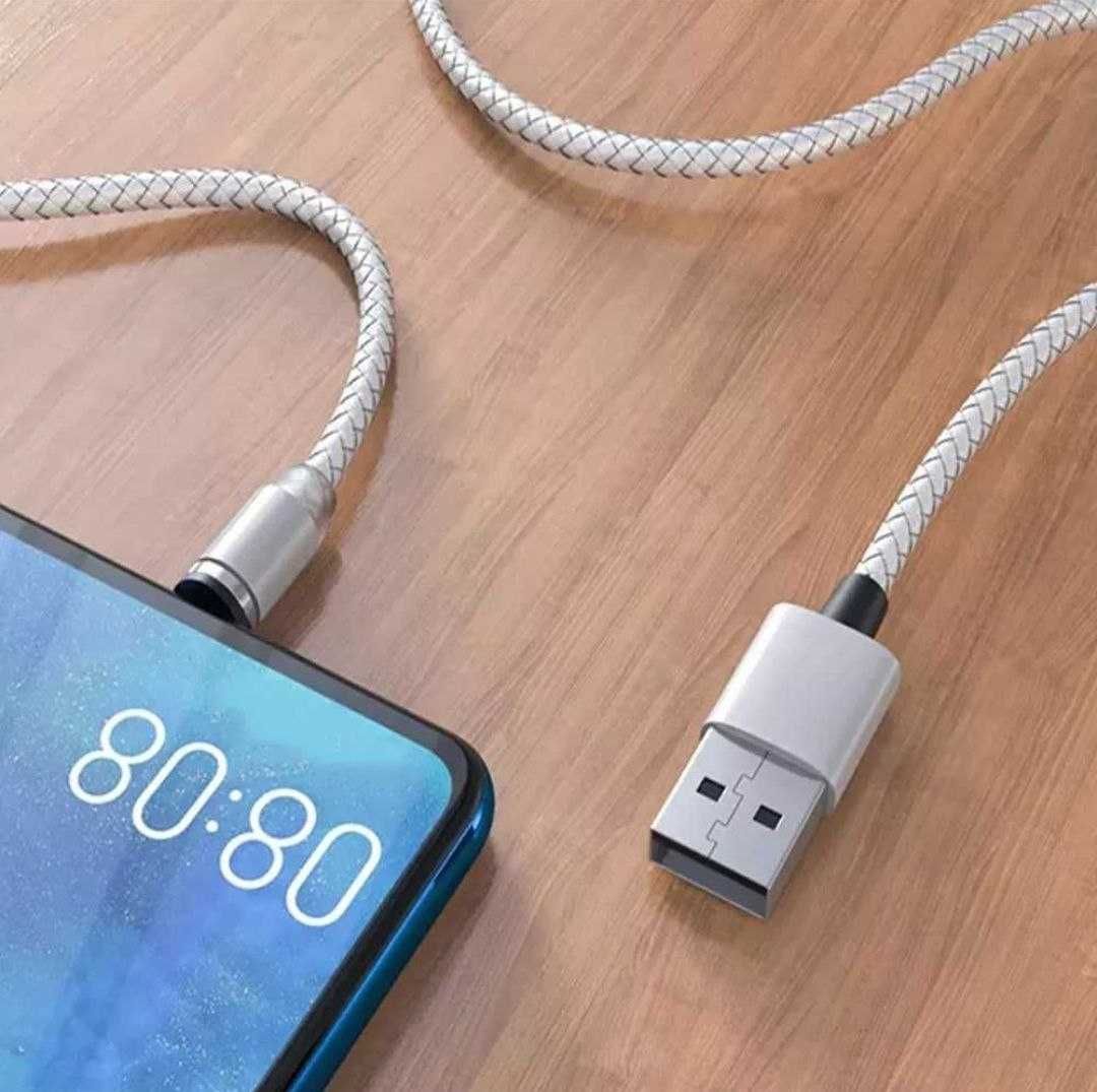 3 в 1 магнитный USB кабель! Iphone/Android. Lightning/TypeC/MicroUSB