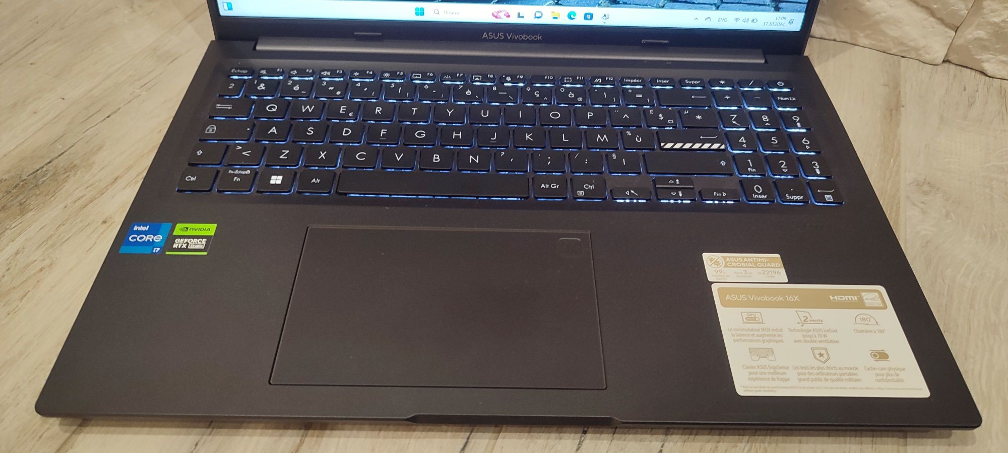TURBO Rtx 4060 8gb/ i7 12650h/16gb  - Asus VivoBook N3605ZV-N1119W