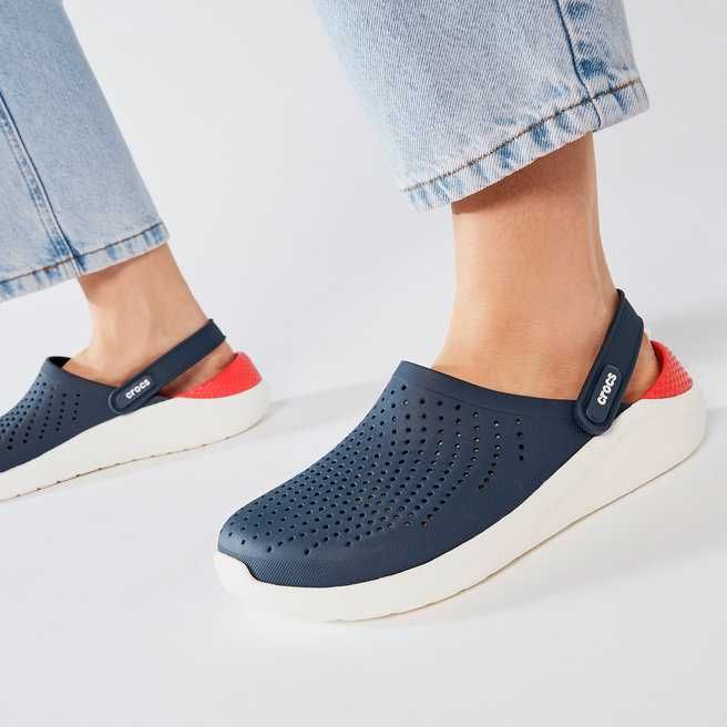 Мужские Crocs LiteRide Navy/Pepper и др. Сабо Крокс лайт райт 36-45р.