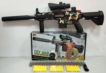 Детский автомат M416 на аккумуляторе, оптический прицел.