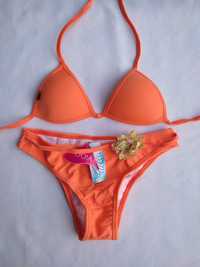 Brazylijski strój kąpielowy pomarańczowy rozmiar S